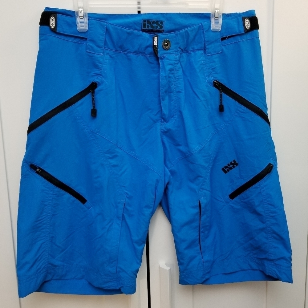 IXS MTB Men's Cycling Biking sports decision shorts, blue , sz L